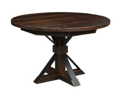 Bordon Barn Wood Pedestal Table