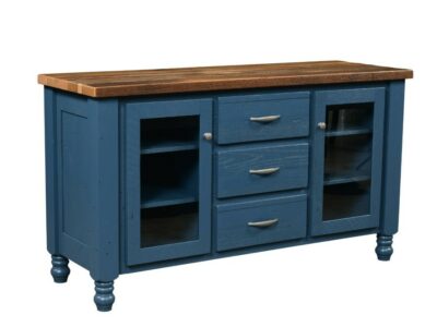 Brighthouse Barn Wood Server with glass doors