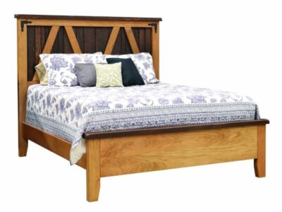 Farmhouse Heritage Barn Door Bed