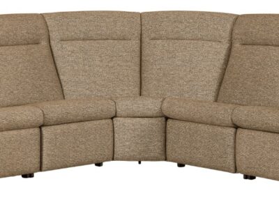 Harmony Reclining 5-Piece Sectional, Wall Hugger
