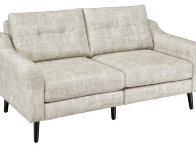 Serene Tear Drop Arm Loveseat
