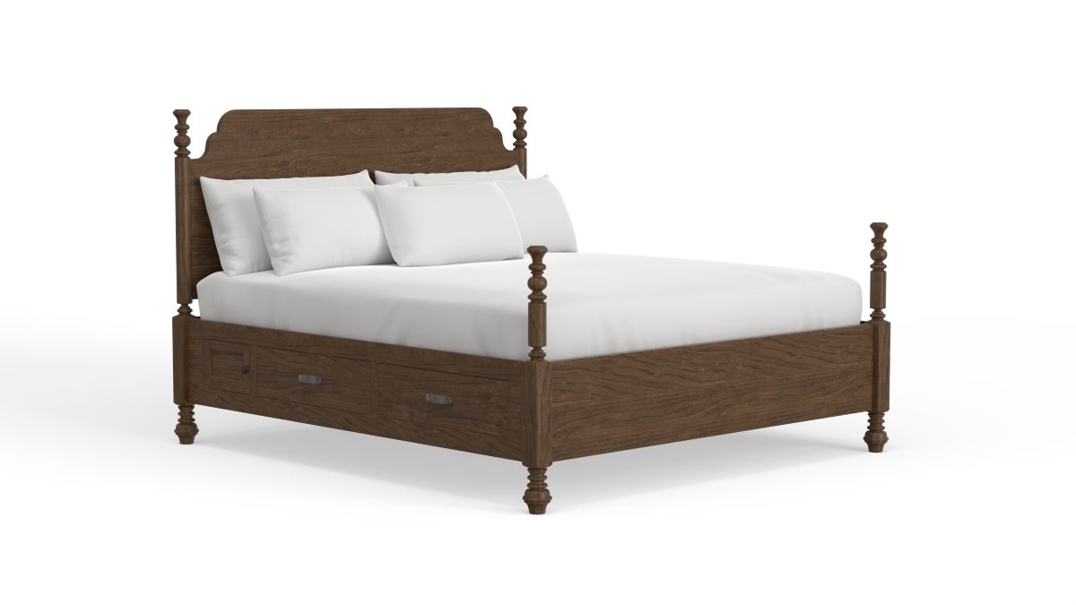 Stamford TR5794 King Bed Side Storage SV