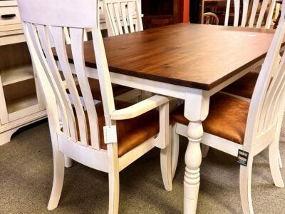 Turned Leg Harvest Table
